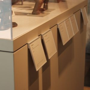 exhibit case accessories - External Label Holder