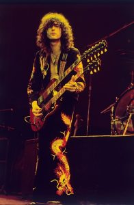Jimmy Page with his Gibson EDS-1275